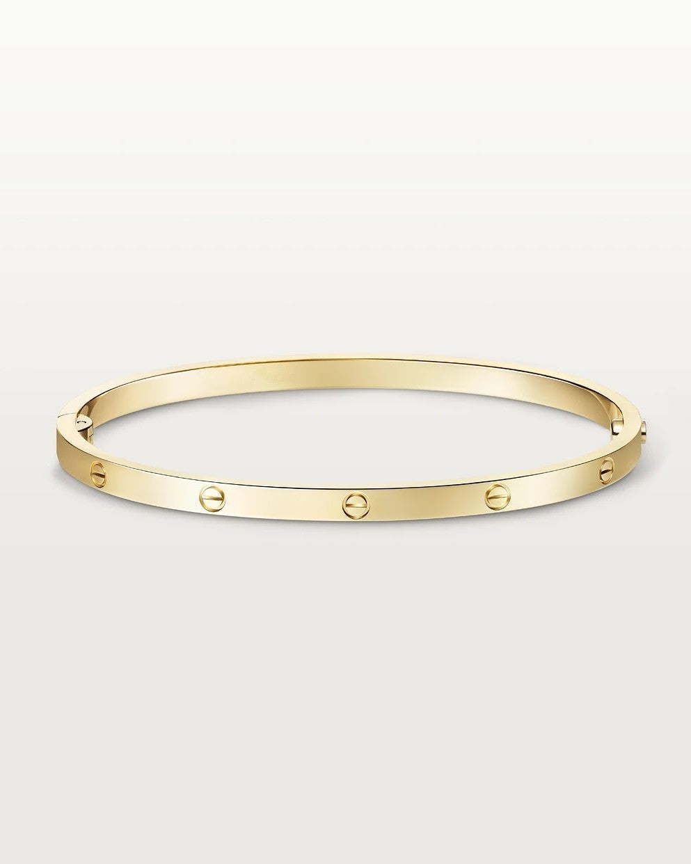 Pulseira Bangle Dourada Minimalista – Elegância Discreta e Intemporal 