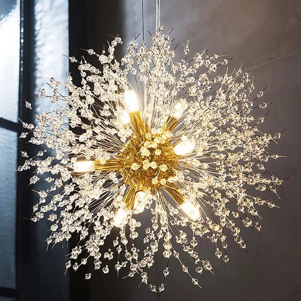 Lámpara de Cristal Colgante – Elegancia y Brillo Atemporal 