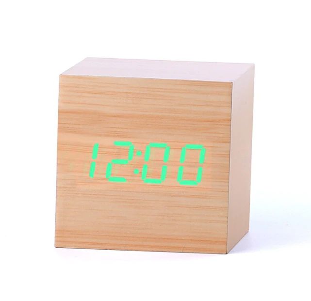 Digital Klocka Kub – Minimalistisk Design Och LED-Display 