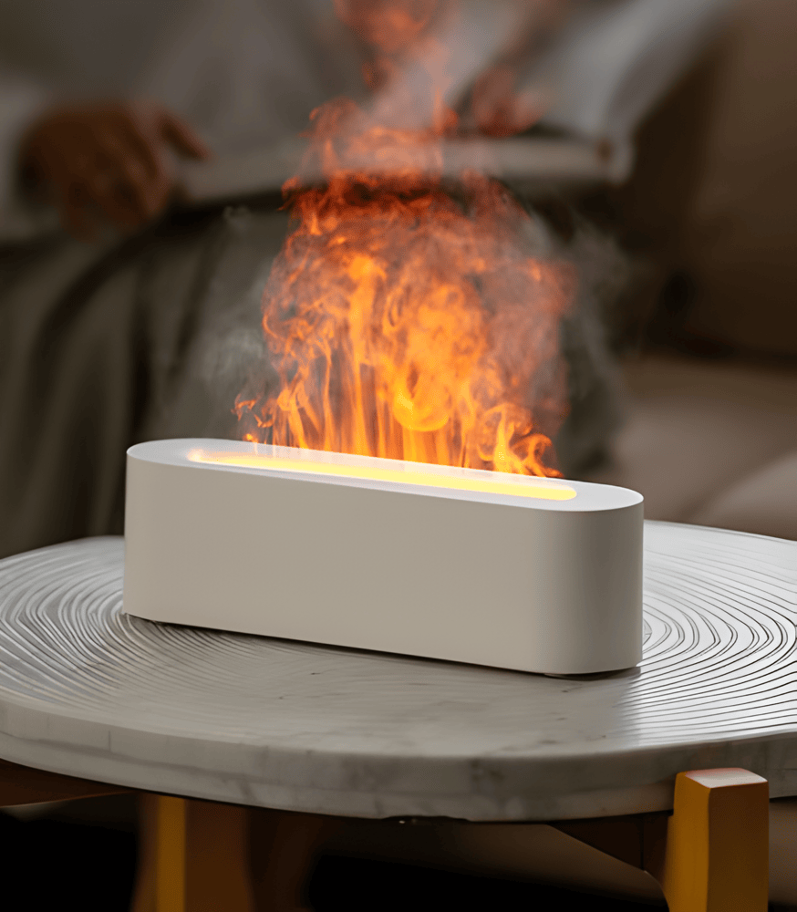 USB-aromadiffuusori monivärisellä LED-valaistuksella - rentouttava tunnelma ja kevyt sumu