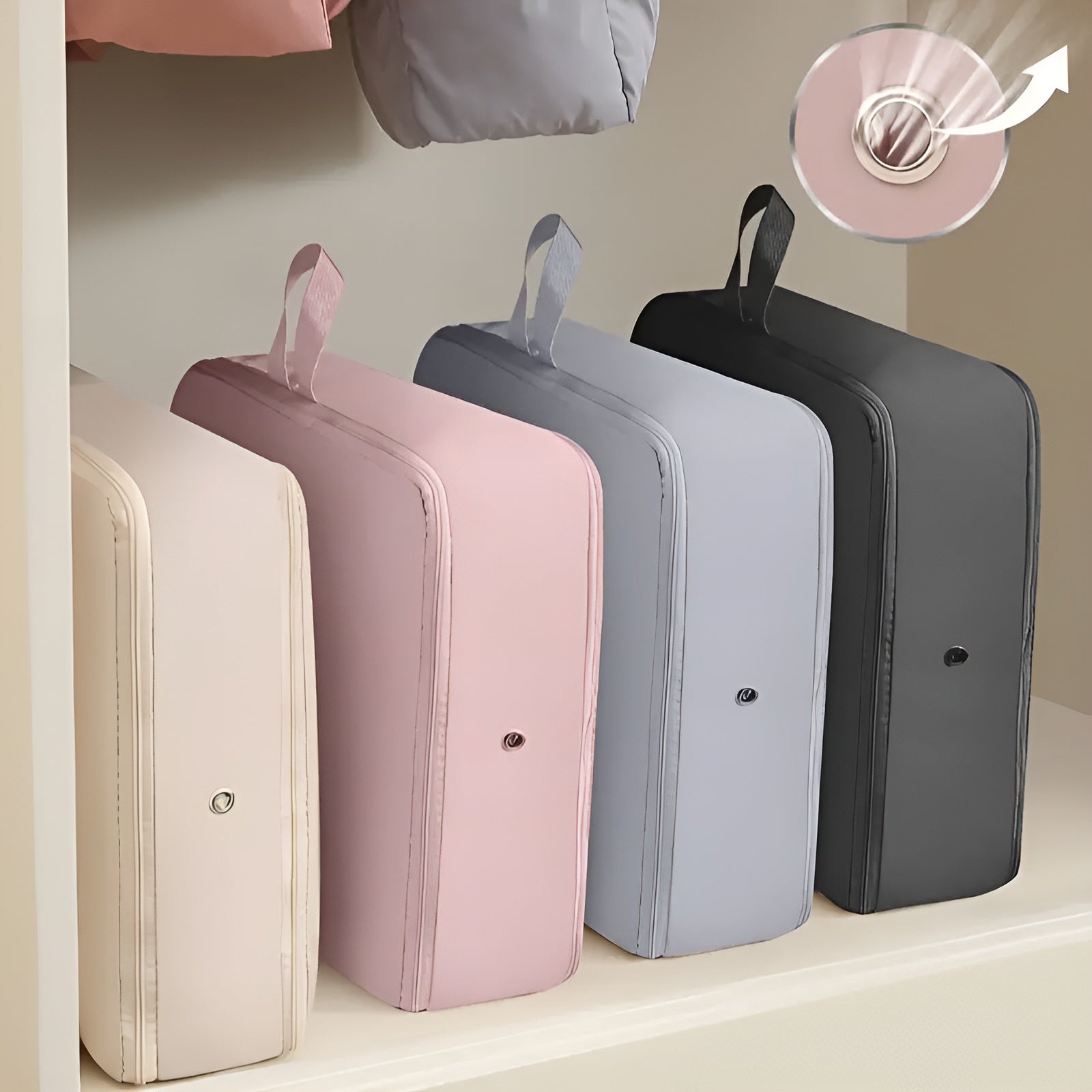 Puristettava Säilytyspussi – Kätevä ja Monikäyttöinen 