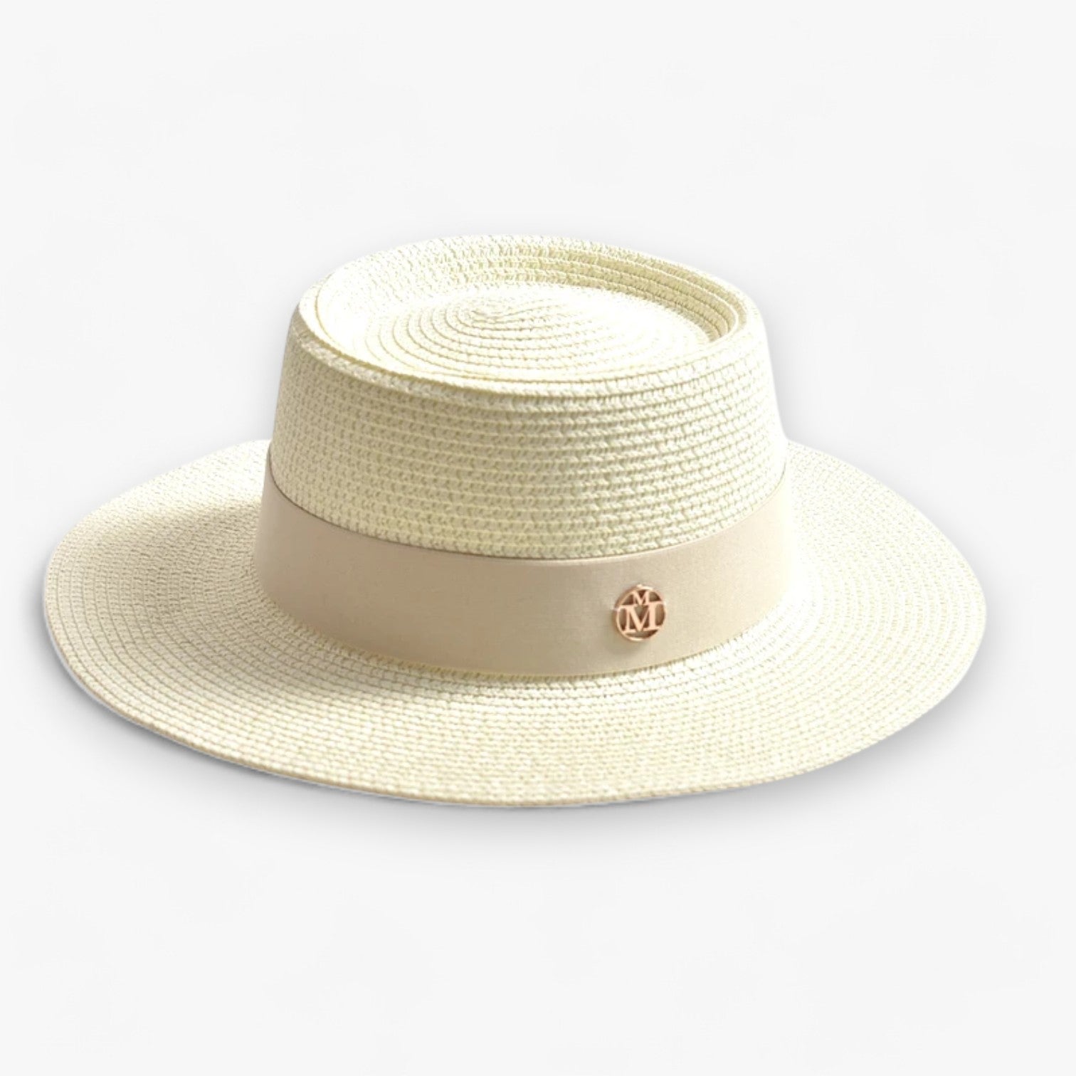 Hatt Klocka I Halms – Retro Elegans Och Solskydd 