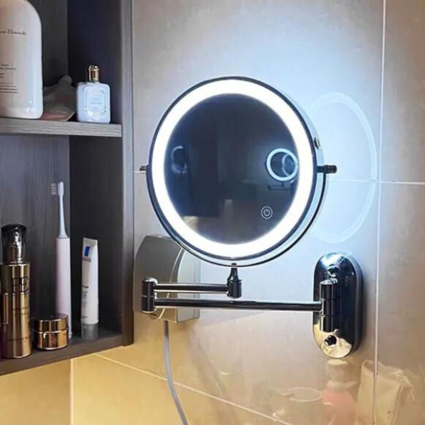 Makeup Mirror – LED Lighting, Magnifying Effect and Wireless 