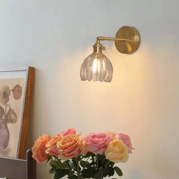 Decoratieve Wandlamp – Knopbloem En Romantische Sfeer 